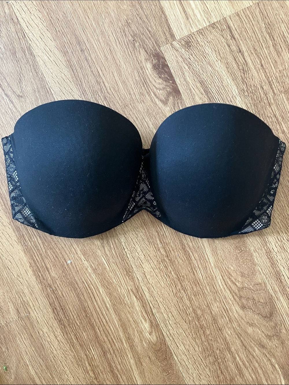 Victoria's Secret Black Strapless Bra, 36DD